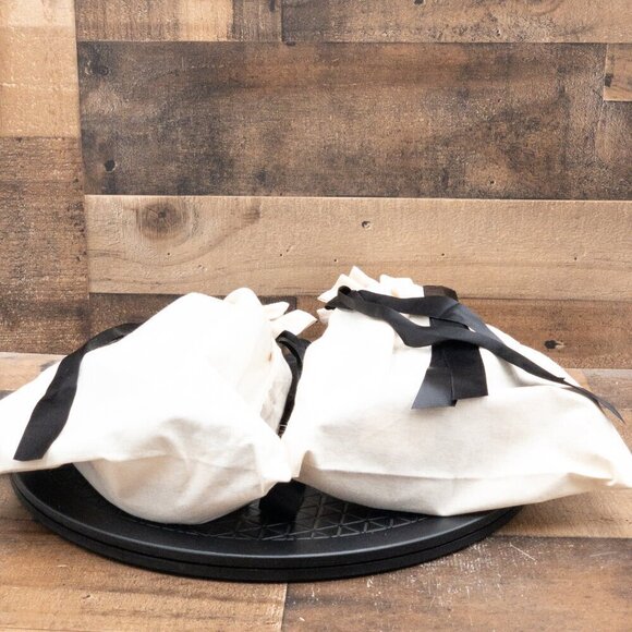 LANVIN OLIVER WOMENS BOOTS BLACK LEATHER BOOTIES DOUBLE STRAP CASUAL SZ 9.5B - Picture 12 of 13